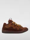 Lanvin Curb Sneakers In Braun