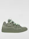 Lanvin Curb Sneakers In Green