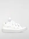 Lanvin Oversize-laces Low-top Sneakers In Weiss