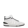 Lanvin White Leather Sneakers In White