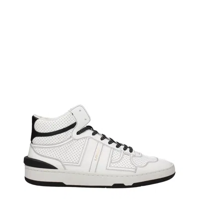 Lanvin Trainers Men Leather White/black