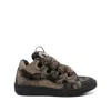 Lanvin Curb Printed Sneakers In Multicolor