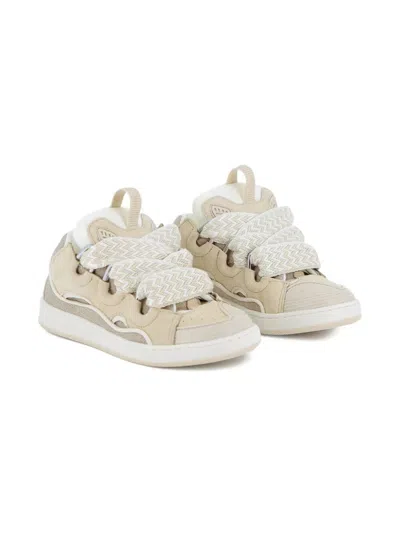 Lanvin Kids' Sneakers In Nude