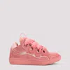 Lanvin Leather Sneakers With Unique Lacing System