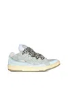 Lanvin Round Toe Sneakers In Green