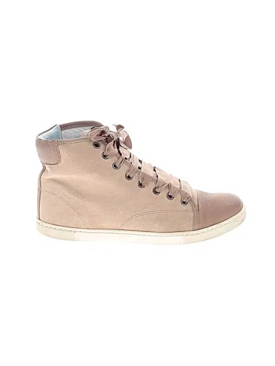 Pre-owned Lanvin Sneakers In Tan