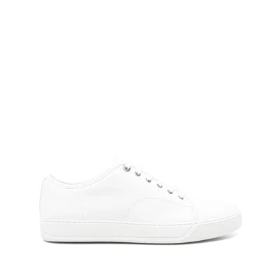 Lanvin Leather Dbb1 Sneakers In White