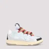 Lanvin Exaggerated Silhouette Leather And Rubber Sneakers