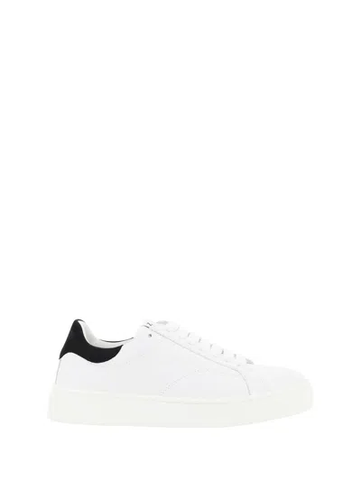 Lanvin Sneakers In White/black
