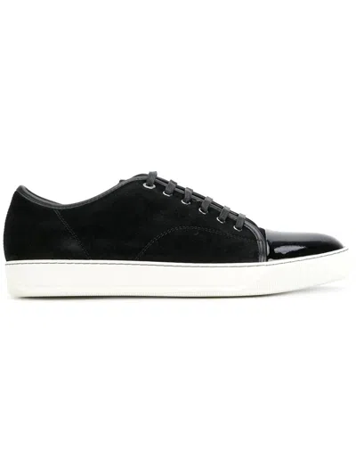 LANVIN SNEAKERS WITH SHINY TOE