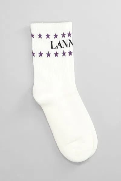 Lanvin White Future Edition Stars Socks