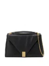 Lanvin Arpege Concerto Shoulder Bag Chain Strap In Black