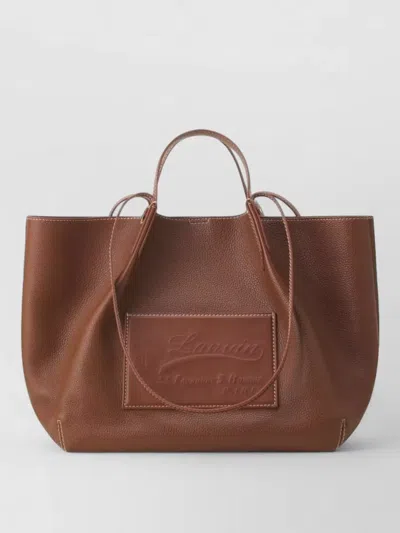 Lanvin Soft Structure Casual Tote Bag Everyday Use