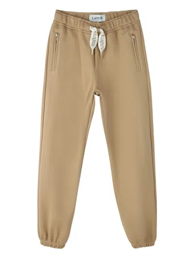 Lanvin Sophisticated Adjustable Waistband Pants For Boys In Neutral