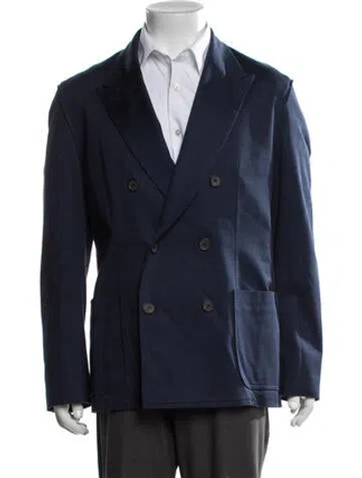 Pre-owned Lanvin Sport Coat In Blue