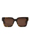Lanvin Square-frame Sunglasses In Brown