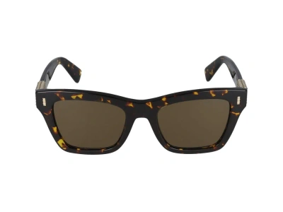 Lanvin Square Frame Sunglasses In Brown