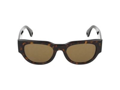 Lanvin Square Frame Sunglasses In Dark Tortoise