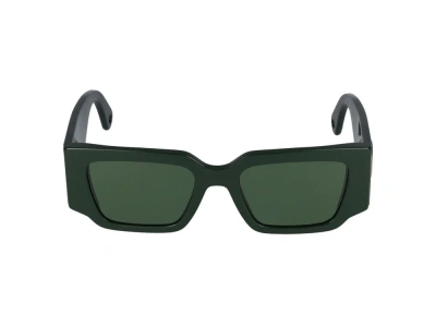 Lanvin Square Frame Sunglasses In Dark Green