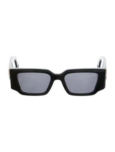 Pre-owned Lanvin Square Tinted Sunglasses In Black