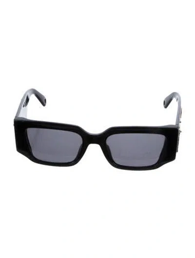 Pre-owned Lanvin Square Tinted Sunglasses In Black