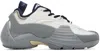 Lanvin Ssense Exclusive Gray & Navy Flash-x Sneakers In Grey