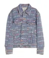 Lanvin X Future Unisex Asymmetrical Printed Jacket In Gray