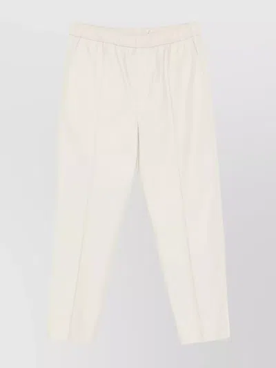 Lanvin Straight Cropped Pleated Trousers