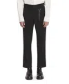 Lanvin Straight-leg Trousers In Black