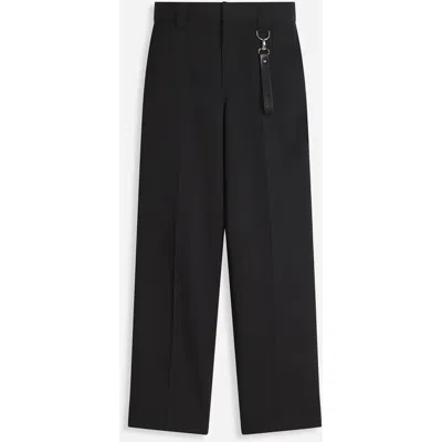 Lanvin Straight Fit Pants In Black