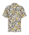 Lanvin Multi Color All-over Print Shirt In White