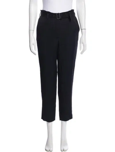 Pre-owned Lanvin Straight Leg Pants In Blue
