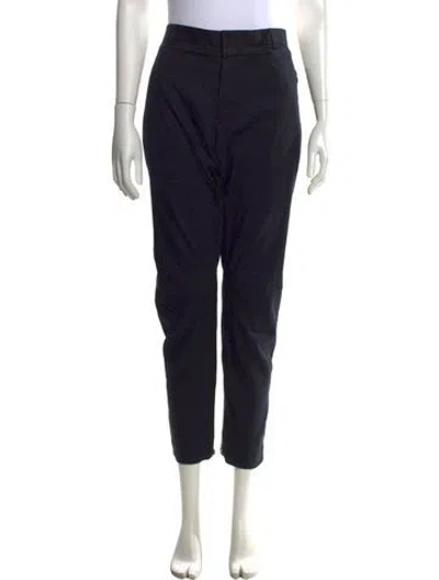 Pre-owned Lanvin Straight Leg Pants In Blue