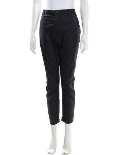 Pre-owned Lanvin Straight Leg Pants In Gray