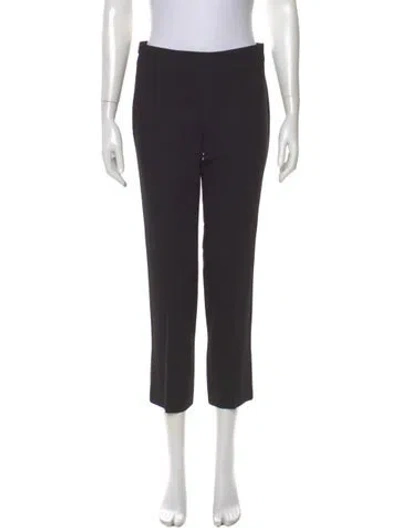 Pre-owned Lanvin Straight Leg Pants In Gray