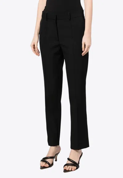 Lanvin Straight-leg Tailored Pants In Black