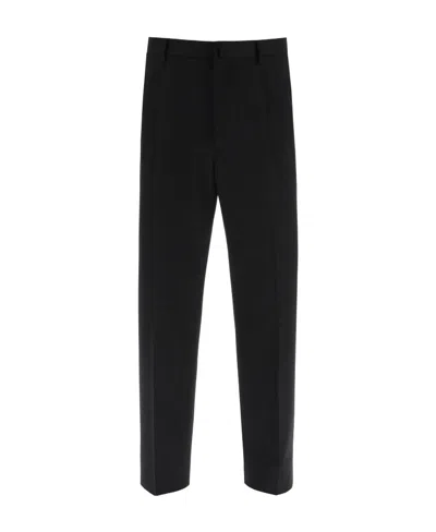 Lanvin Straight-leg Tailored Trousers In Black