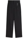 Lanvin Straight-leg Trousers In Black