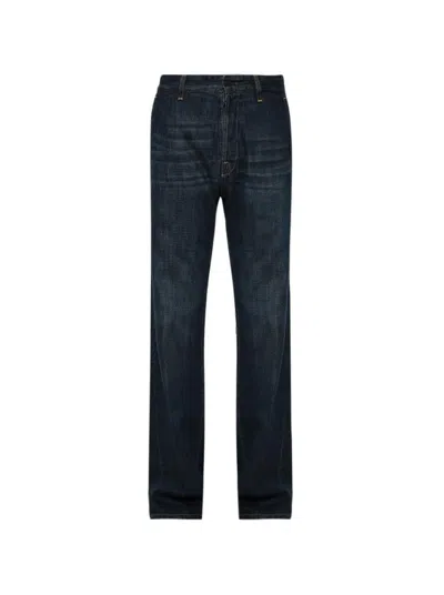 Lanvin Straight Leg Trousers Light Blue