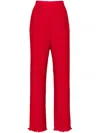 LANVIN STRAIGHT TROUSERS WITH PLEATS
