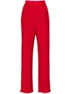 LANVIN STRAIGHT TROUSERS WITH PLEATS