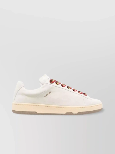 LANVIN STREAMLINED LOW-TOP SNEAKERS WITH FLAT RUBBER SOLE
