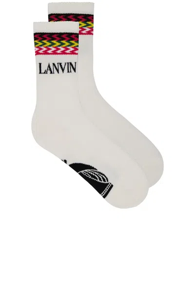 Lanvin Stripe Socks In Multi