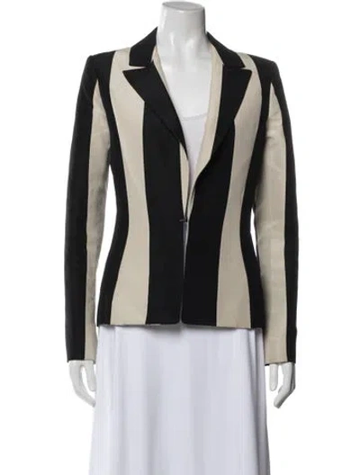 Pre-owned Lanvin Striped Blazer