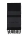 Lanvin Squared Logo 35x180 Scarf Men