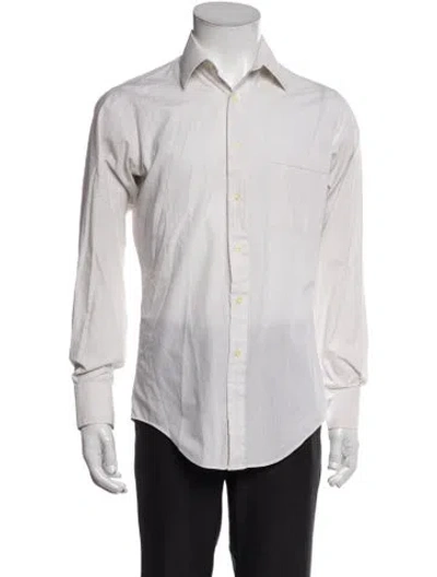 Pre-owned Lanvin Striped Long Sleeve Shirt In Multi