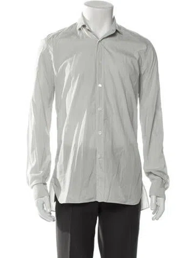 Pre-owned Lanvin Striped Long Sleeve Shirt In Neutral
