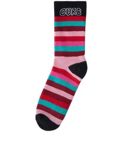 LANVIN STRIPES SOCKS CURB