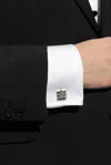 Lanvin Stud Cufflinks In Silver