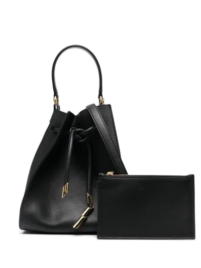 Lanvin Stylish Black Sequin Hobo Handbag For Women